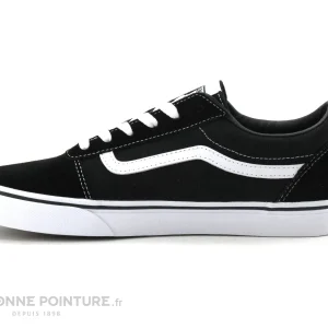 Réductions Acheter 👍 Junior Vans WARD Black – White – VN0A38J9IJU1 – Basket Noire ⌛ 13