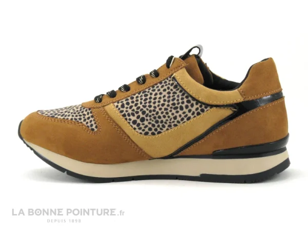 haute qualité Budget 🔥 Tamaris 1-23604-27 Cognac Leopard – 👟 Sneakers Mode Femme ✔️ 4