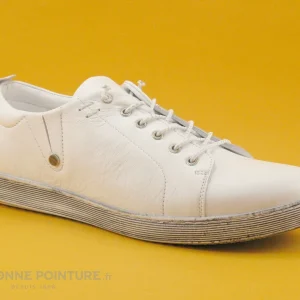 soldes pas cher Nouveau 😉 Andrea Conti 0347891 – Basket Femme En Cuir Blanc 🎉 17