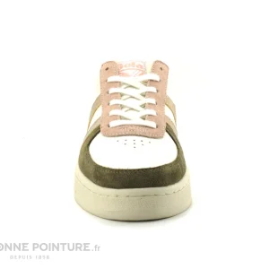 Budget 👍 Gola GRANDSLAM Quadrant – Blanc Kaki Rose Gold – 👟 Sneakers Mode Femme 🎉 solde en ligne 11