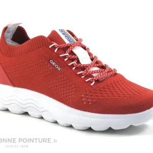 site en ligne Tout neuf 😍 Geox D15NUA – SPHERICA Red – Basket Rouge Femme 🤩 15