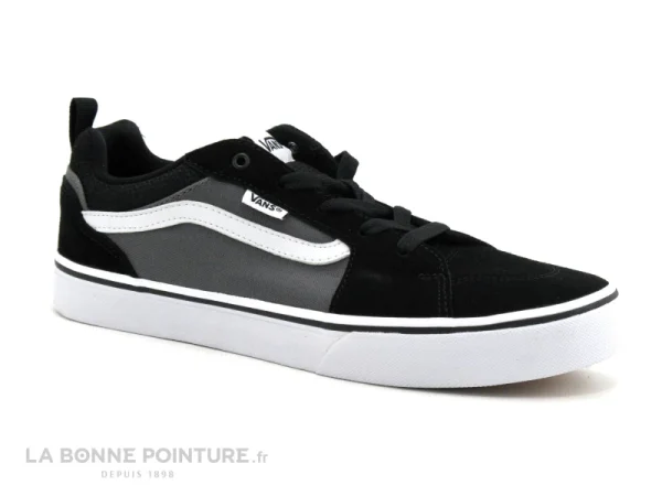 Sortie 😀 Vans FILMORE Noir – Gris – Basket Juniors ⌛ Paris 1