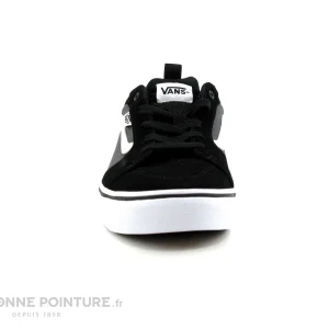 Sortie 😀 Vans FILMORE Noir – Gris – Basket Juniors ⌛ Paris 11