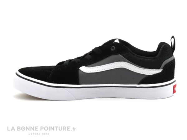 Sortie 😀 Vans FILMORE Noir – Gris – Basket Juniors ⌛ Paris 4