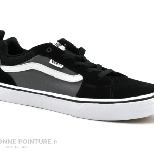 Sortie 😀 Vans FILMORE Noir – Gris – Basket Juniors ⌛ Paris 17