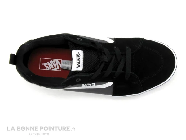 Sortie 😀 Vans FILMORE Noir – Gris – Basket Juniors ⌛ Paris 7