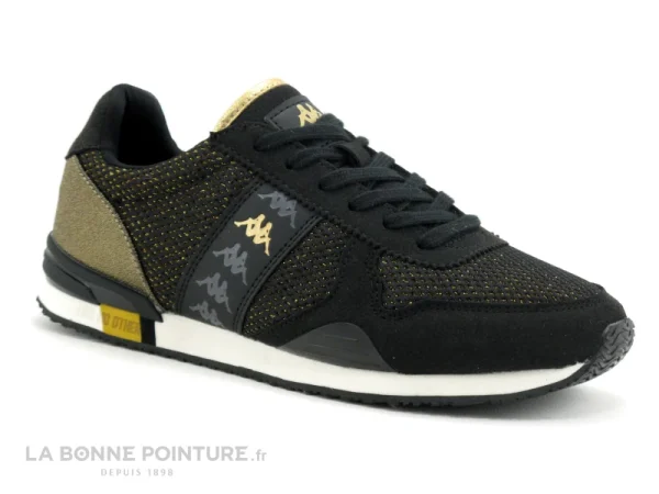 Remise 🔔 Kappa Mohan – Black Gold – 304N390 – 👟 Sneakers Femme 😍 Achat 1