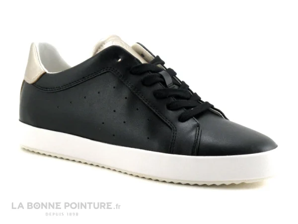 Meilleur prix 💯 Geox SP BLOMIE Black Gold – D926HB – Basket Basse Femme 🧨 en promotion 1