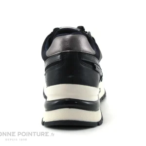 Le moins cher ✨ Femme Tamaris 1-23709-27 Navy – 👟 Sneakers Bleu Marine -Semelle Compensee 👍 Boutique officielle 15