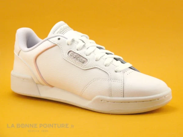 Remise ✔️ Adidas ROGUERA EG2662 White – Basket Blanche Femme ✨ soldes pas cher 1