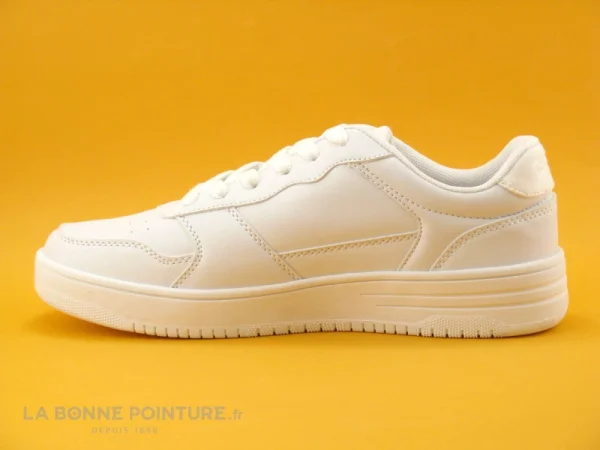 de garantie authentique Bon marché 🤩 Kappa LOGO SEATTLE LACE White – 311CFDW – Basket Blanche Juniors 😀 4