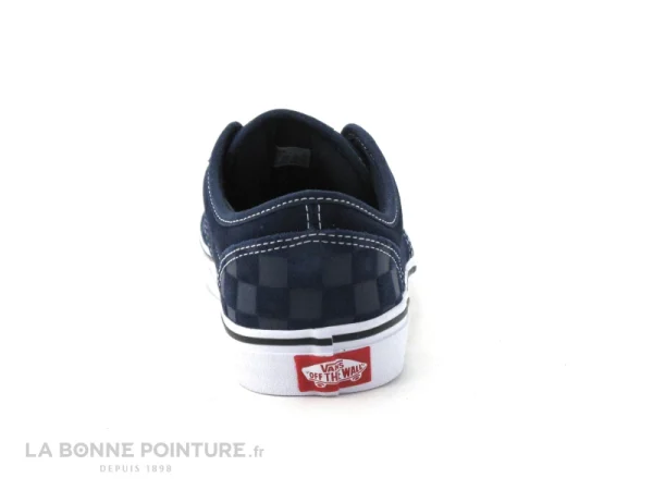 Coupon 🔥 Junior Vans Atwood Deboss Chkrbrd – VN0A45JS0PP1 – Basket Cuir Bleu 😀 magasins pas chers 4