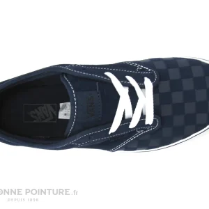 Coupon 🔥 Junior Vans Atwood Deboss Chkrbrd – VN0A45JS0PP1 – Basket Cuir Bleu 😀 magasins pas chers 19