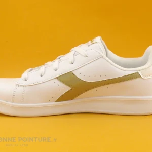 solde en ligne Remise 🧨 Junior Diadora GAME 872730-40-31 White Gold – 👟 Sneakers Blanche Et Or 🧨 13