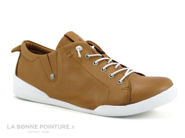 De gros 🤩 Andrea Conti 0345724-062 Cognac – Basket Femme Souple Marron 😉 Achat 1