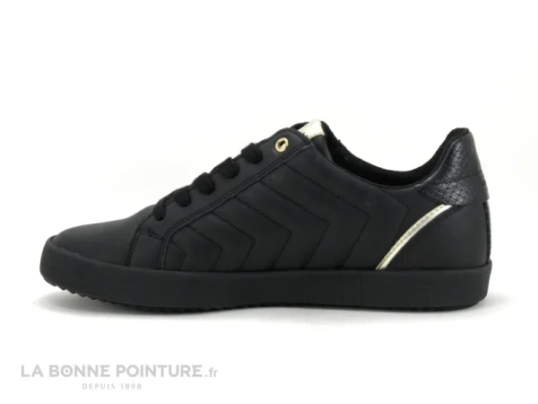 Tout neuf 😉 Geox BLOMIEE – D266HD – Black – 👟 Sneakers Femme Avec Zip 👍 grossiste en ligne 4