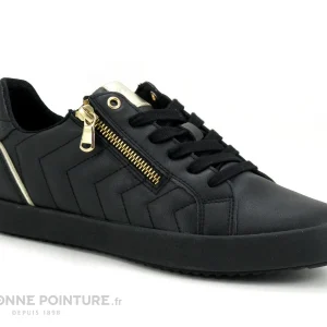 Tout neuf 😉 Geox BLOMIEE – D266HD – Black – 👟 Sneakers Femme Avec Zip 👍 grossiste en ligne 17