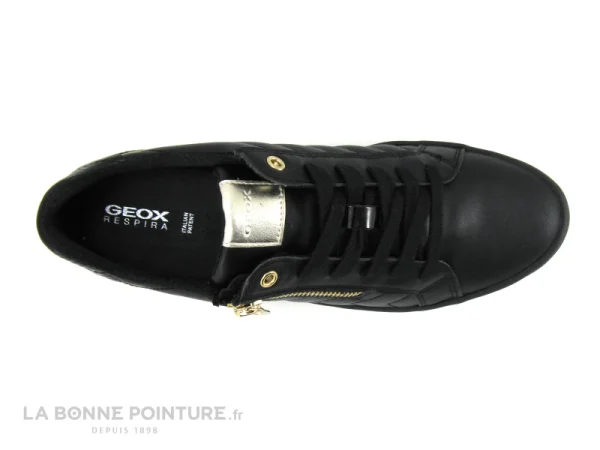 Tout neuf 😉 Geox BLOMIEE – D266HD – Black – 👟 Sneakers Femme Avec Zip 👍 grossiste en ligne 7