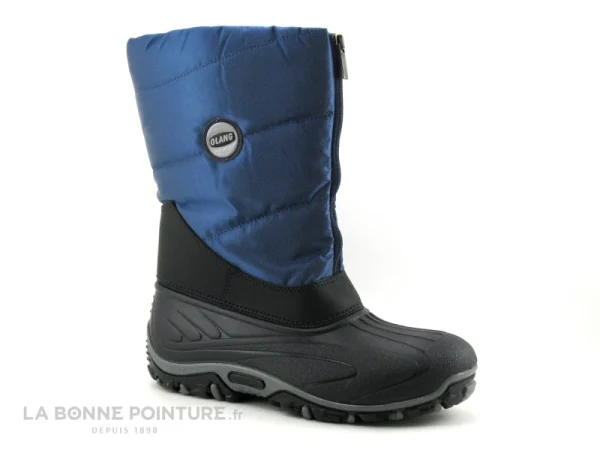 Promo ⭐ Junior Olang BMX 82 Blu – Botte Neige Noire Et Bleue 😉 grossiste 1