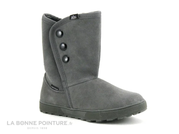 Meilleure affaire 🌟 Femme Lico Amalia 710171 Gris – Bottine Fourree – Cuir Velours Gris 🔥 france 1