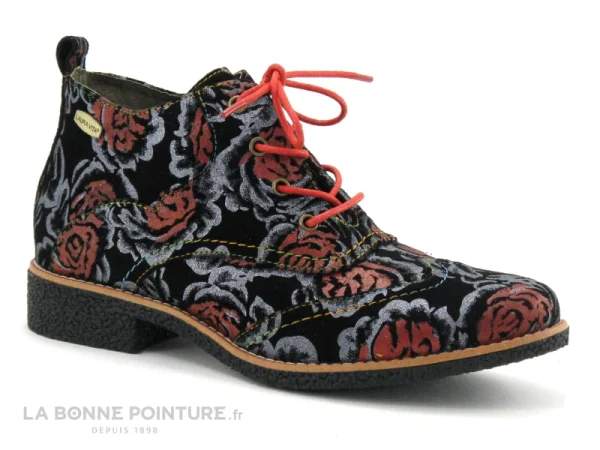 dernière tendance Meilleure affaire ✔️ Laura Vita COCRALIEO 07M Grenat – Chaussure Semi Montante Femme 😀 1