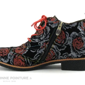 dernière tendance Meilleure affaire ✔️ Laura Vita COCRALIEO 07M Grenat – Chaussure Semi Montante Femme 😀 13