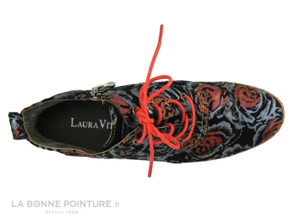 dernière tendance Meilleure affaire ✔️ Laura Vita COCRALIEO 07M Grenat – Chaussure Semi Montante Femme 😀 7