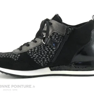 magasins pour Nouveau 🎁 Remonte R2543-42 – Noir – Gris Metal – Pois – Chaussure Montante Femme 💯 13