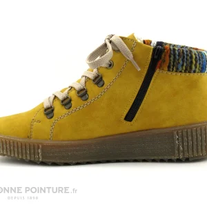 Meilleure vente ✨ Rieker M6411-68 Jaune – Multi – Chaussure Montante Femme 🎉 commentaire favorable 13