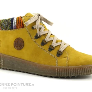 Meilleure vente ✨ Rieker M6411-68 Jaune – Multi – Chaussure Montante Femme 🎉 commentaire favorable 17