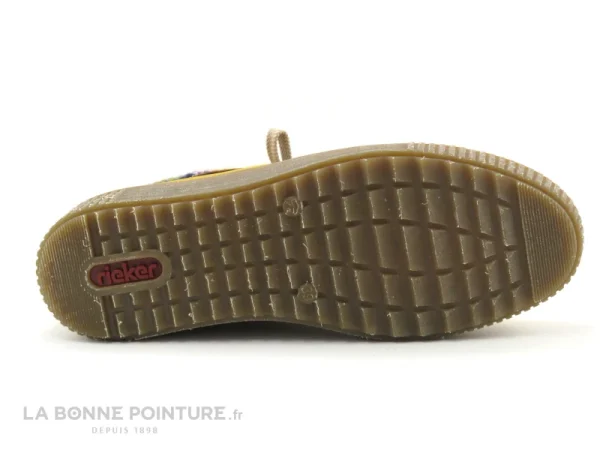 Meilleure vente ✨ Rieker M6411-68 Jaune – Multi – Chaussure Montante Femme 🎉 commentaire favorable 8